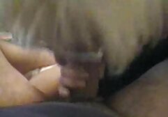 Interesting objects, long hair, high heels, posing alone in a red black creampie shirt and blue leggings