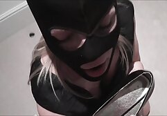 She gave her friends strapon and fuck a slim girl with a all black porn rubber chicken